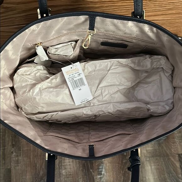 MK large Blue Paisley Tote Bag - Picture 3 of 6